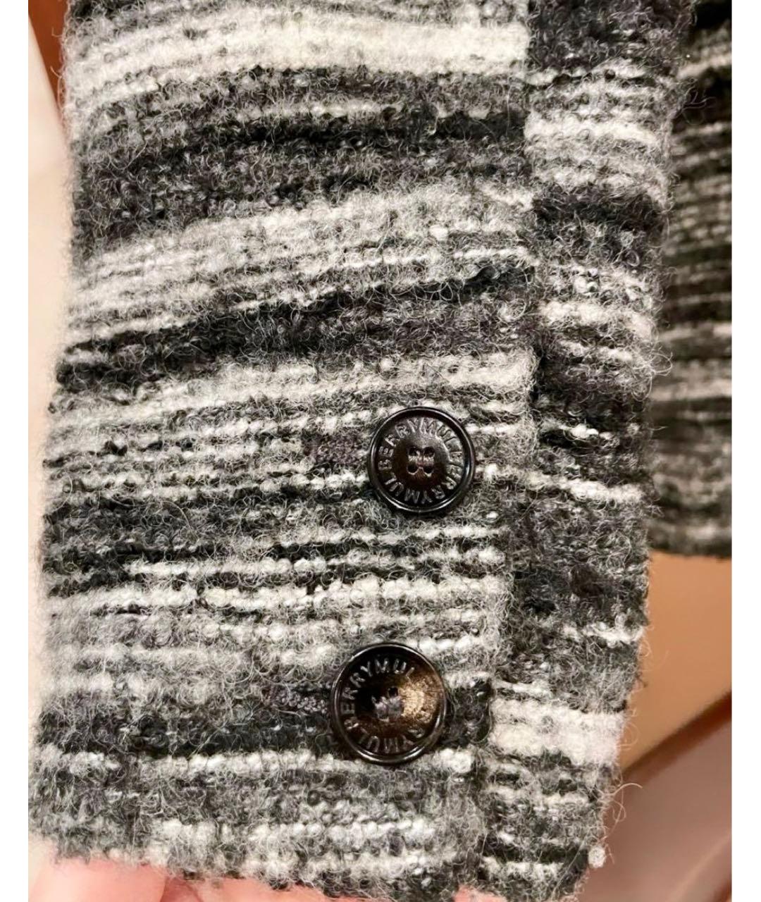MULBERRY Серый шерстяной жакет/пиджак, фото 8