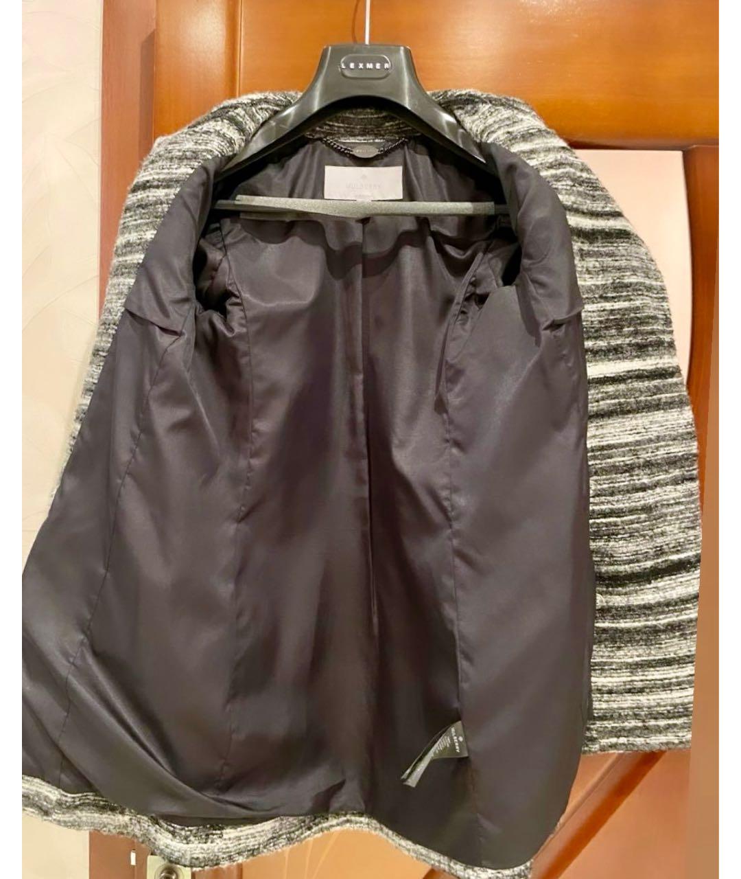 MULBERRY Серый шерстяной жакет/пиджак, фото 4