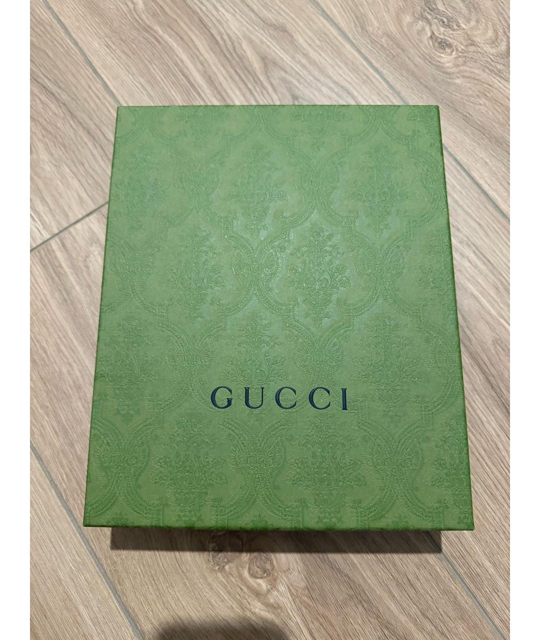 GUCCI Черная кожаная сумка через плечо, фото 7