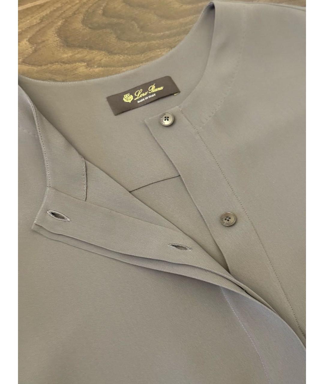 LORO PIANA Шелковое повседневное платье, фото 5