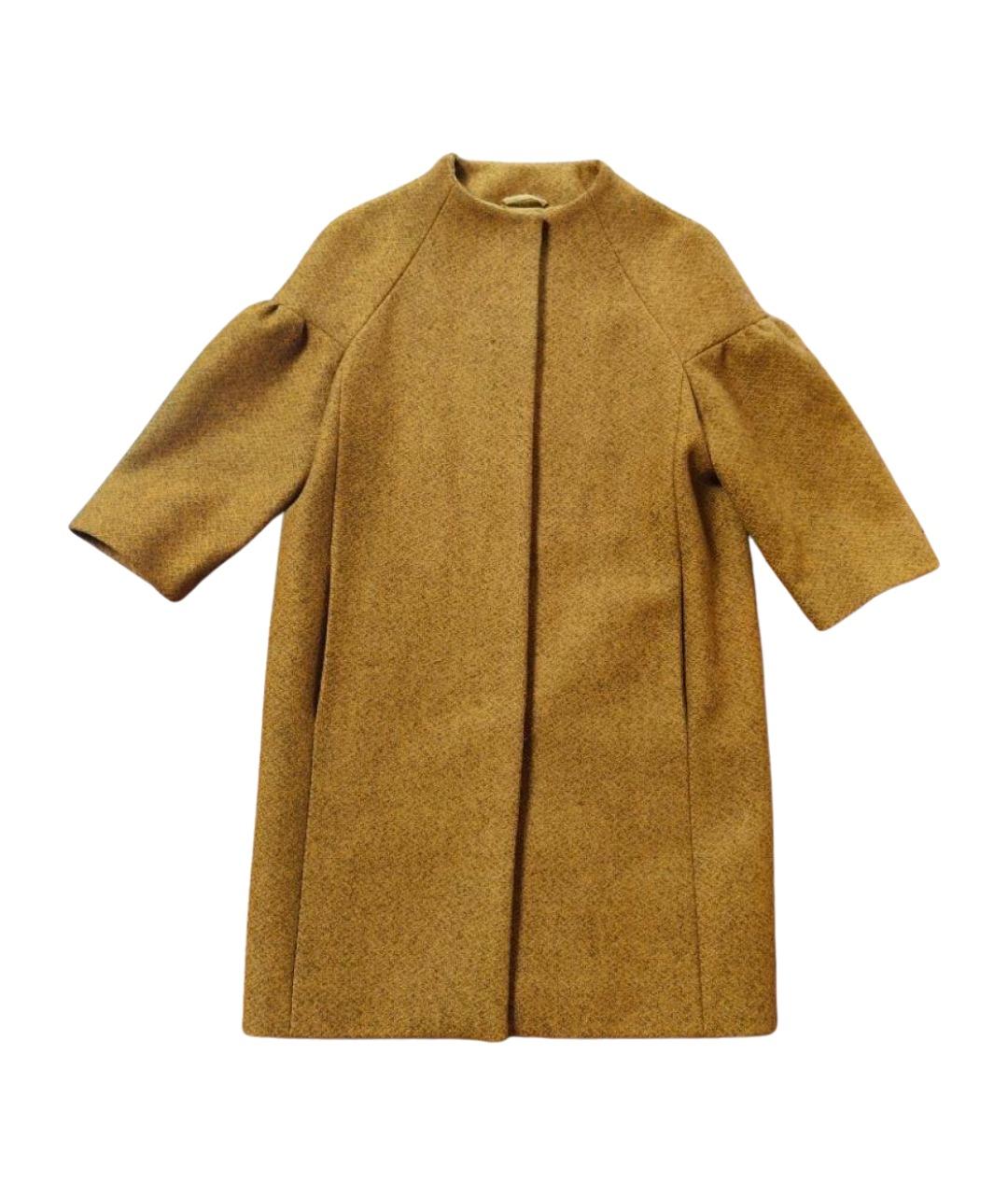 COS Горчичное шерстяное пальто, фото 1