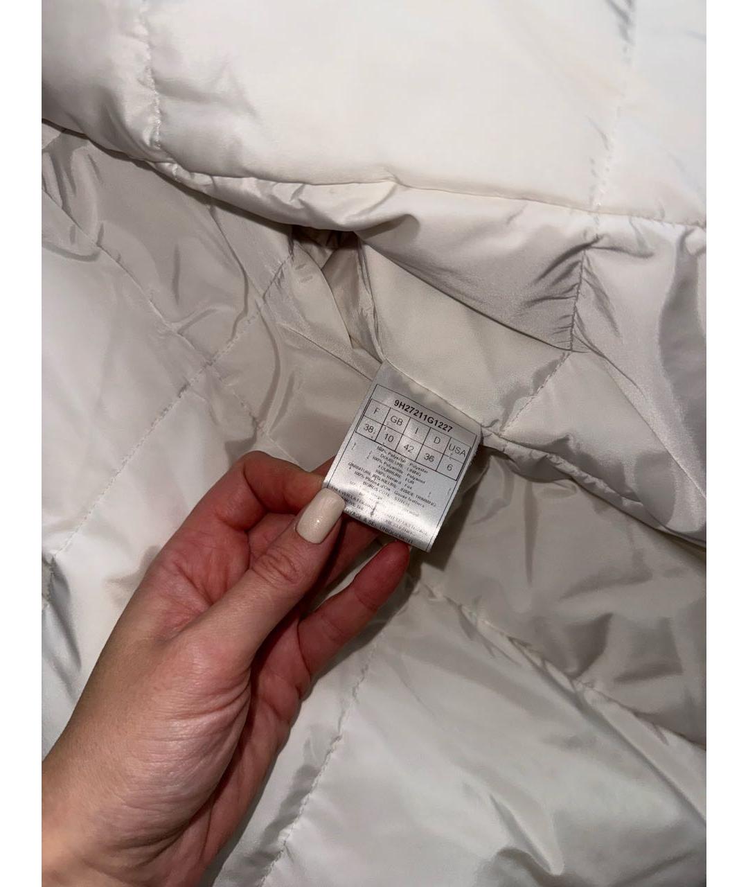 CHRISTIAN DIOR Белая меховая куртка, фото 4