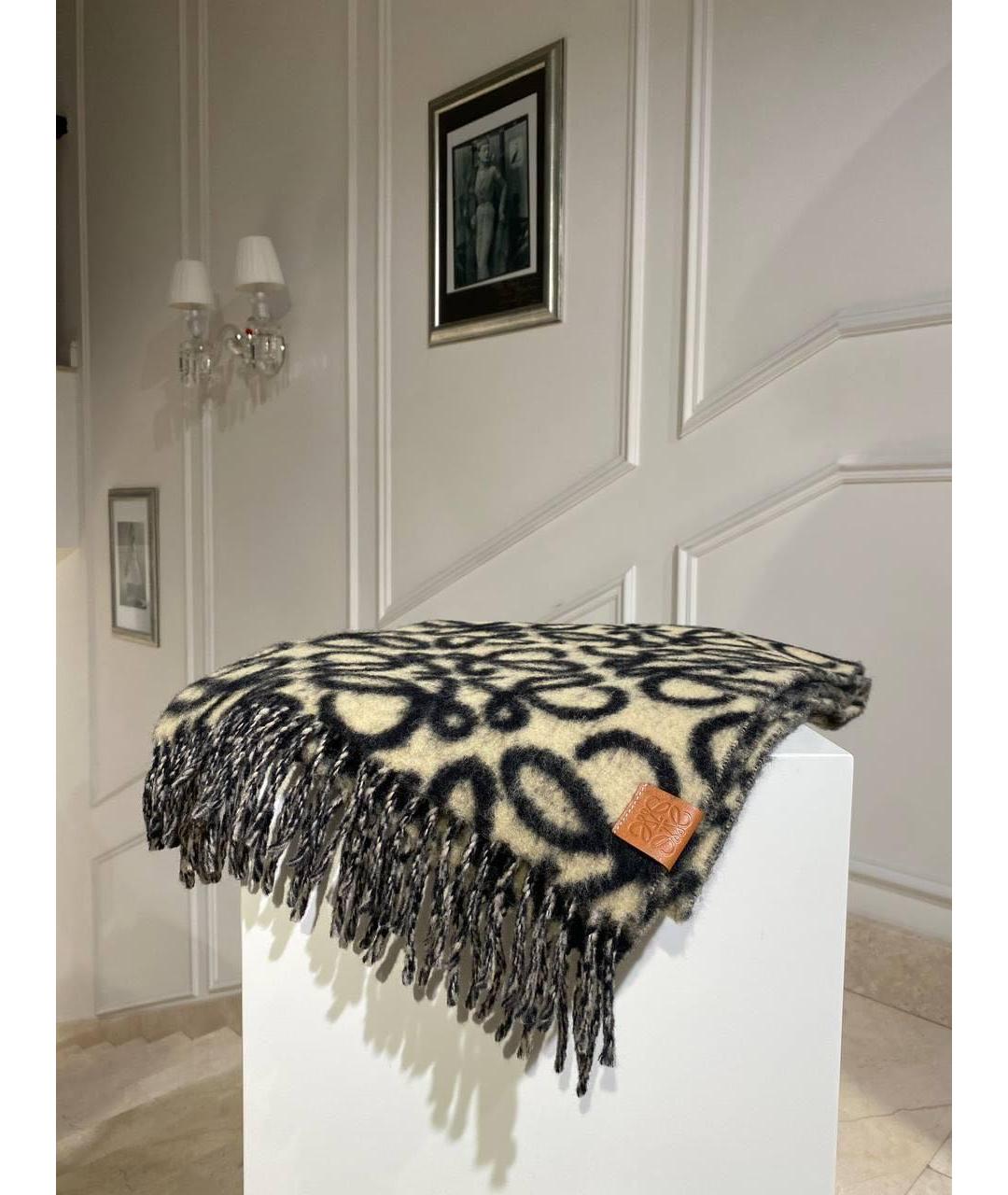 LOEWE Мульти шерстяной шарф, фото 2