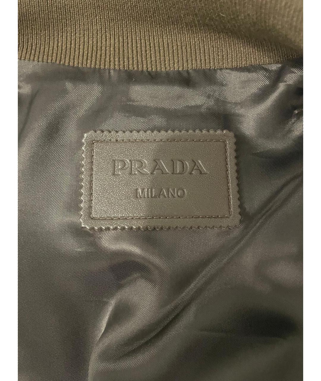 PRADA Коричневая замшевая куртка, фото 3