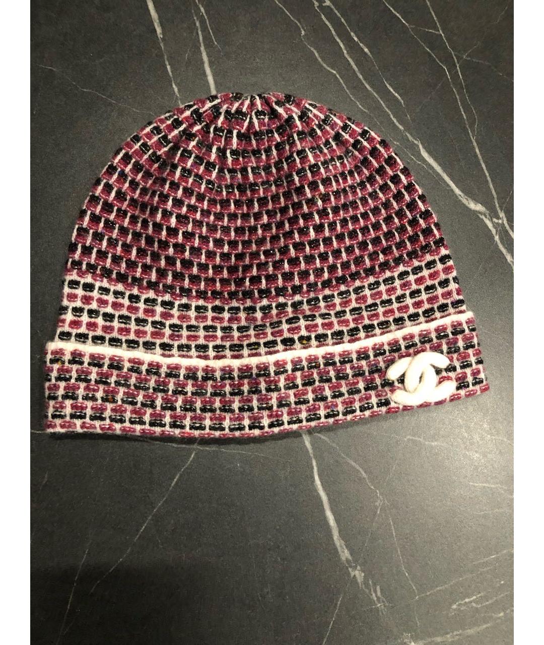 CHANEL Мульти кашемировая шапка, фото 4