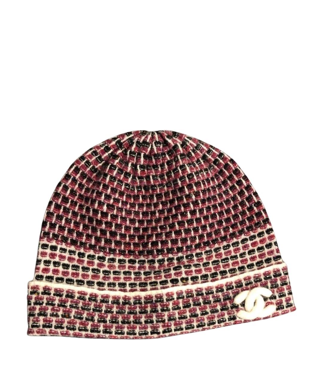 CHANEL Мульти кашемировая шапка, фото 1