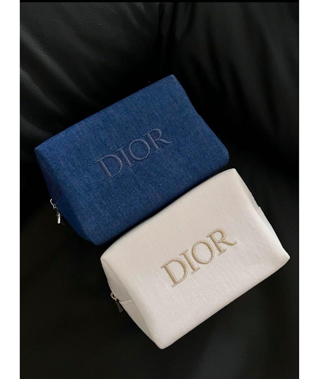 DIOR BEAUTY Синяя тканевая косметичка, фото 4