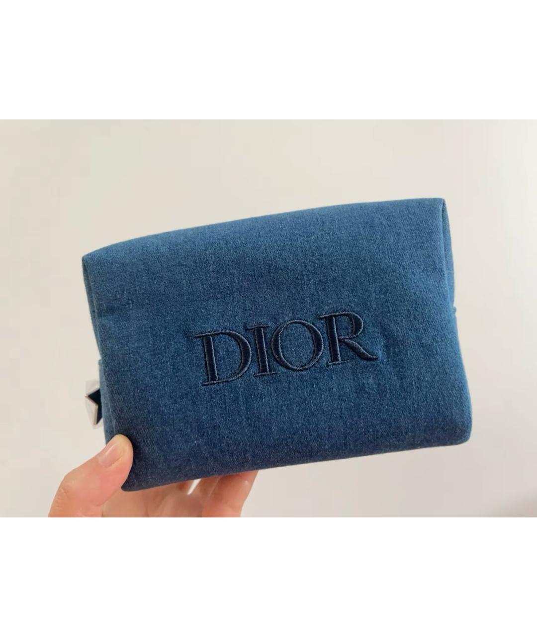 DIOR BEAUTY Синяя тканевая косметичка, фото 2