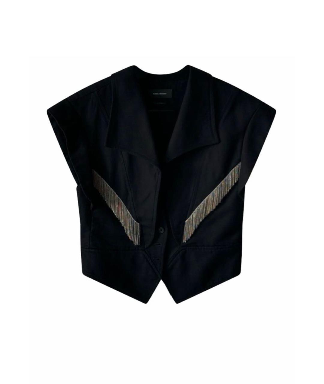ISABEL MARANT Черный хлопковый жилет, фото 1