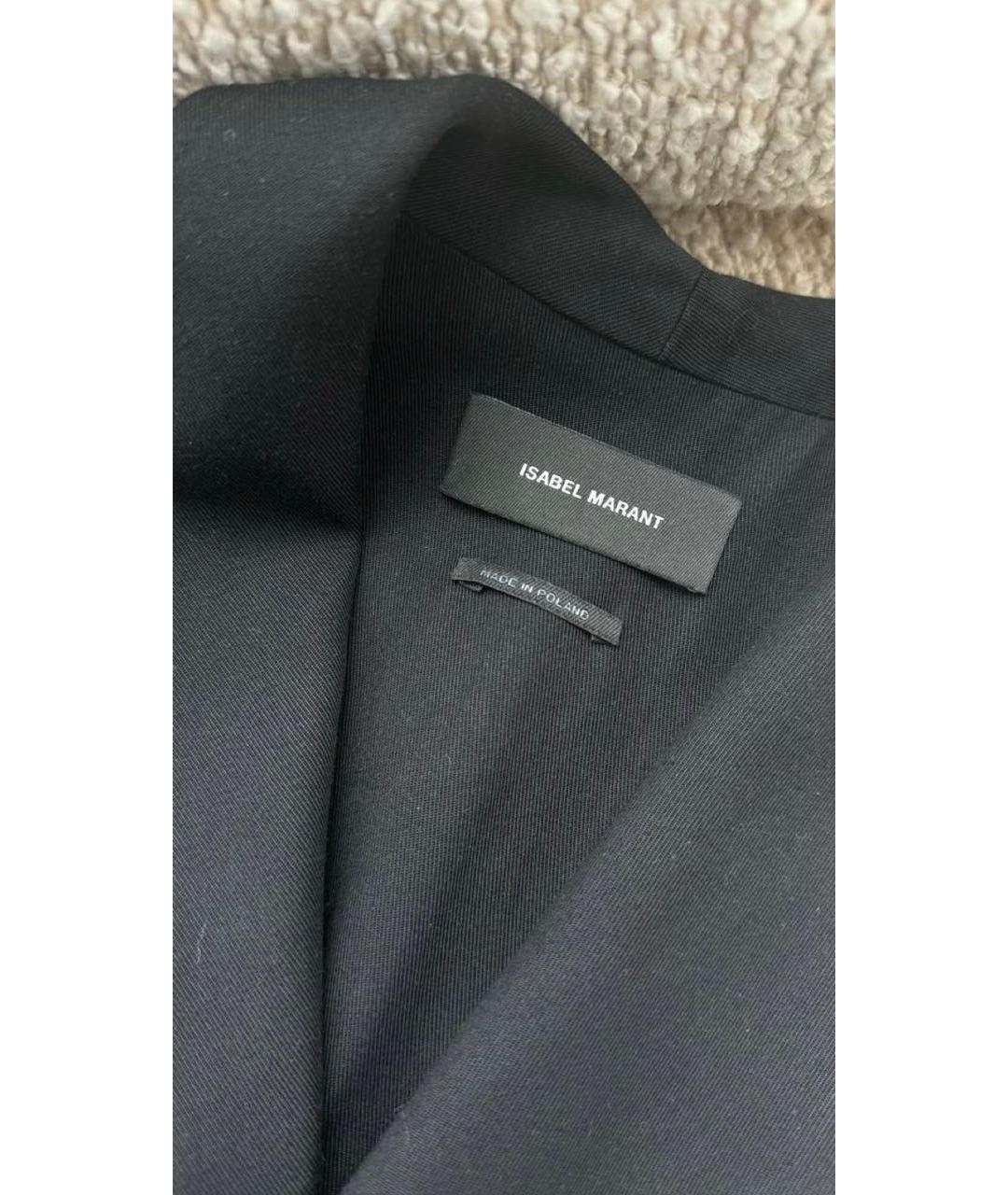 ISABEL MARANT Черный хлопковый жилет, фото 6