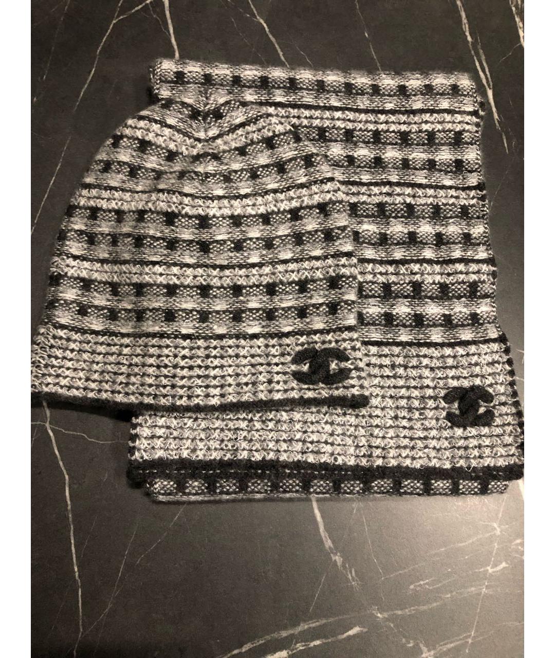 CHANEL Серая кашемировая шляпа, фото 4