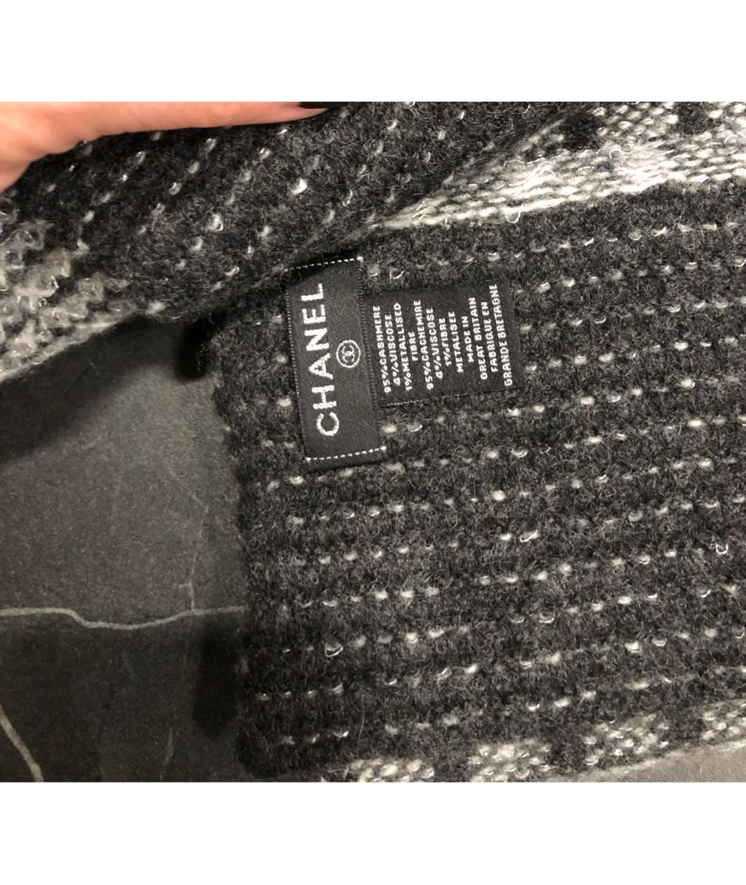 CHANEL Серая кашемировая шляпа, фото 3