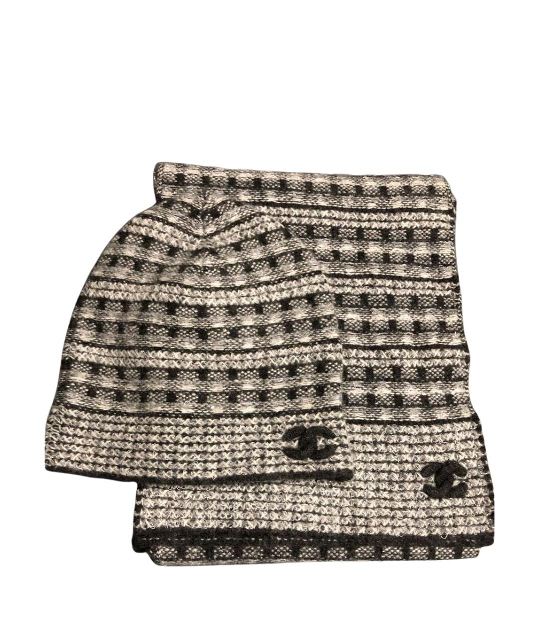 CHANEL Серая кашемировая шляпа, фото 1