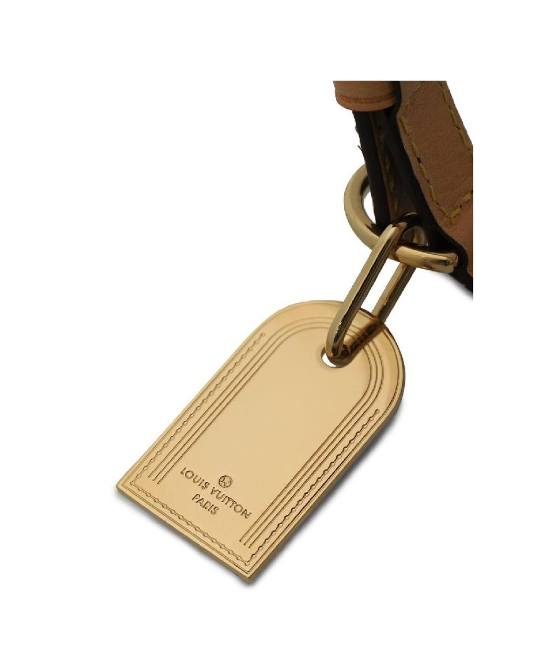 LOUIS VUITTON Коричневый кожаный ремень, фото 2