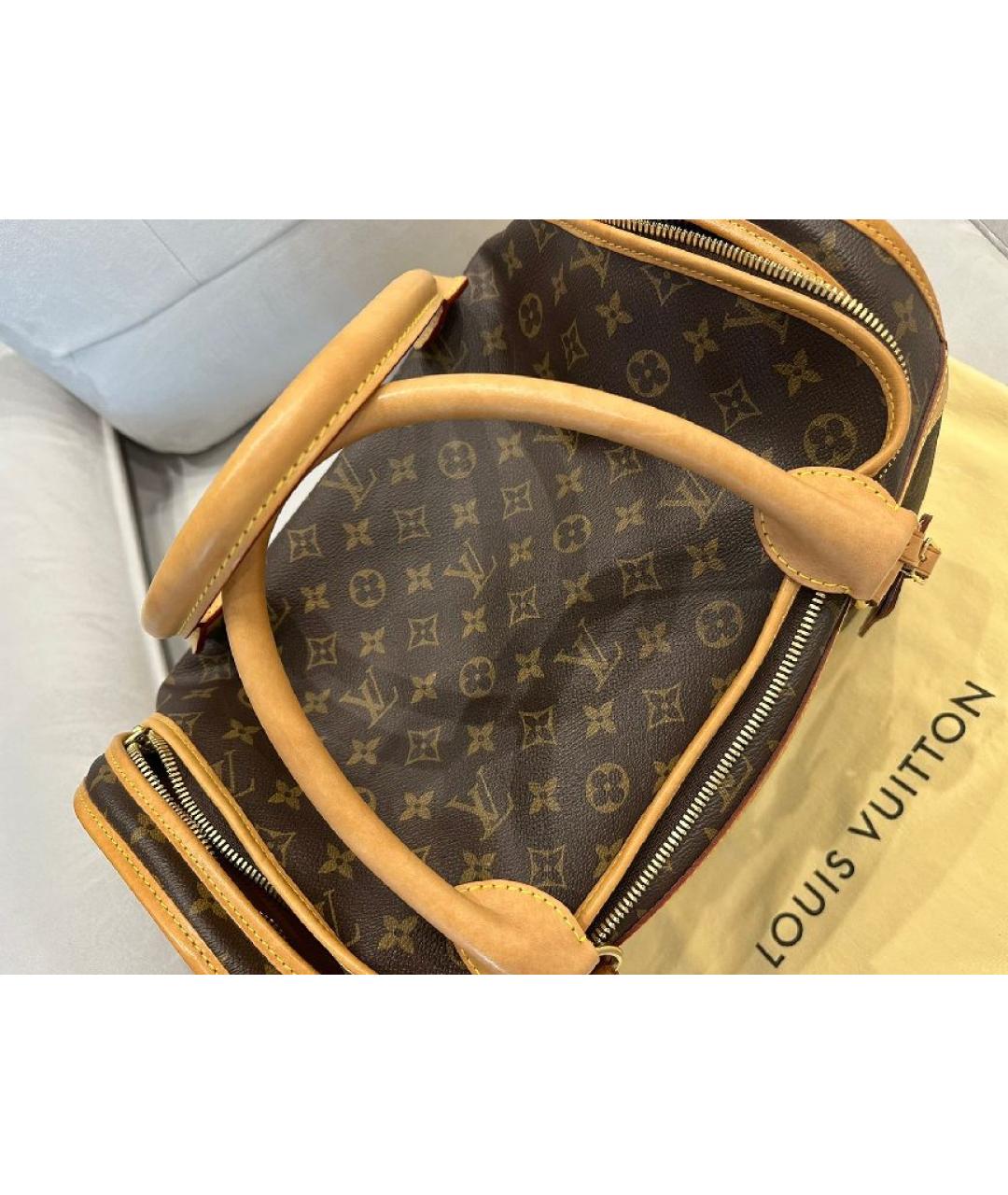 LOUIS VUITTON Коричневая дорожная/спортивная сумка, фото 5