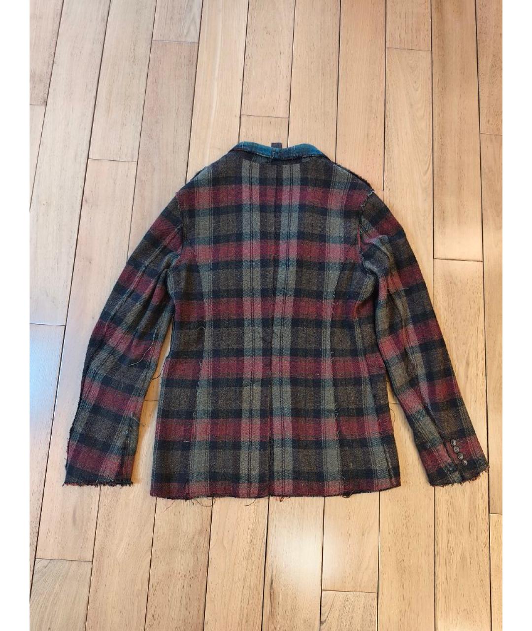 DOLCE&GABBANA Мульти шерстяная куртка, фото 4