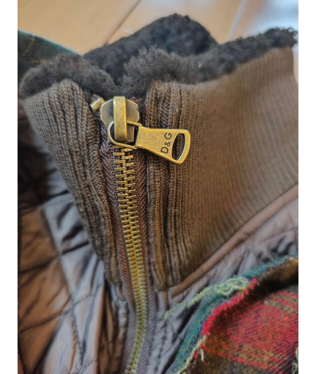 DOLCE&GABBANA Мульти шерстяная куртка, фото 7