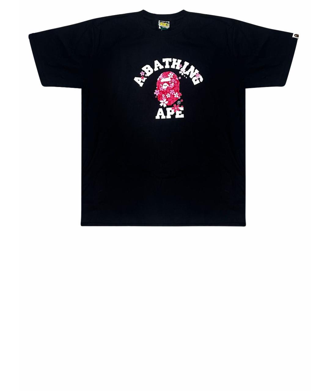BAPE Черная хлопковая футболка, фото 1