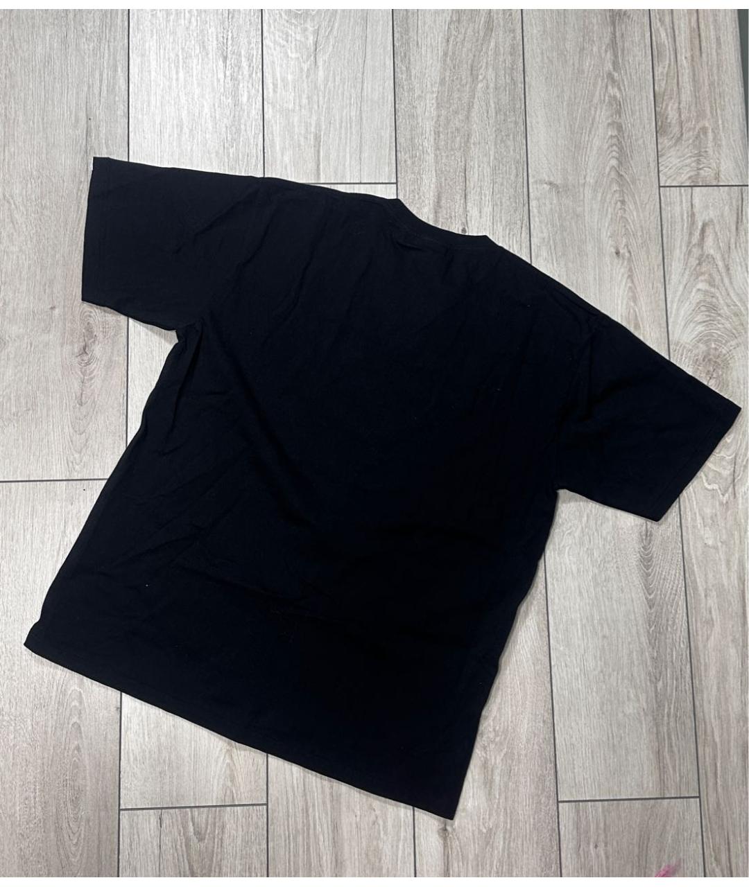 BAPE Черная хлопковая футболка, фото 2