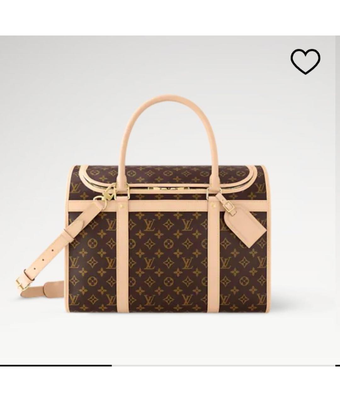 LOUIS VUITTON Коричневая дорожная/спортивная сумка, фото 10