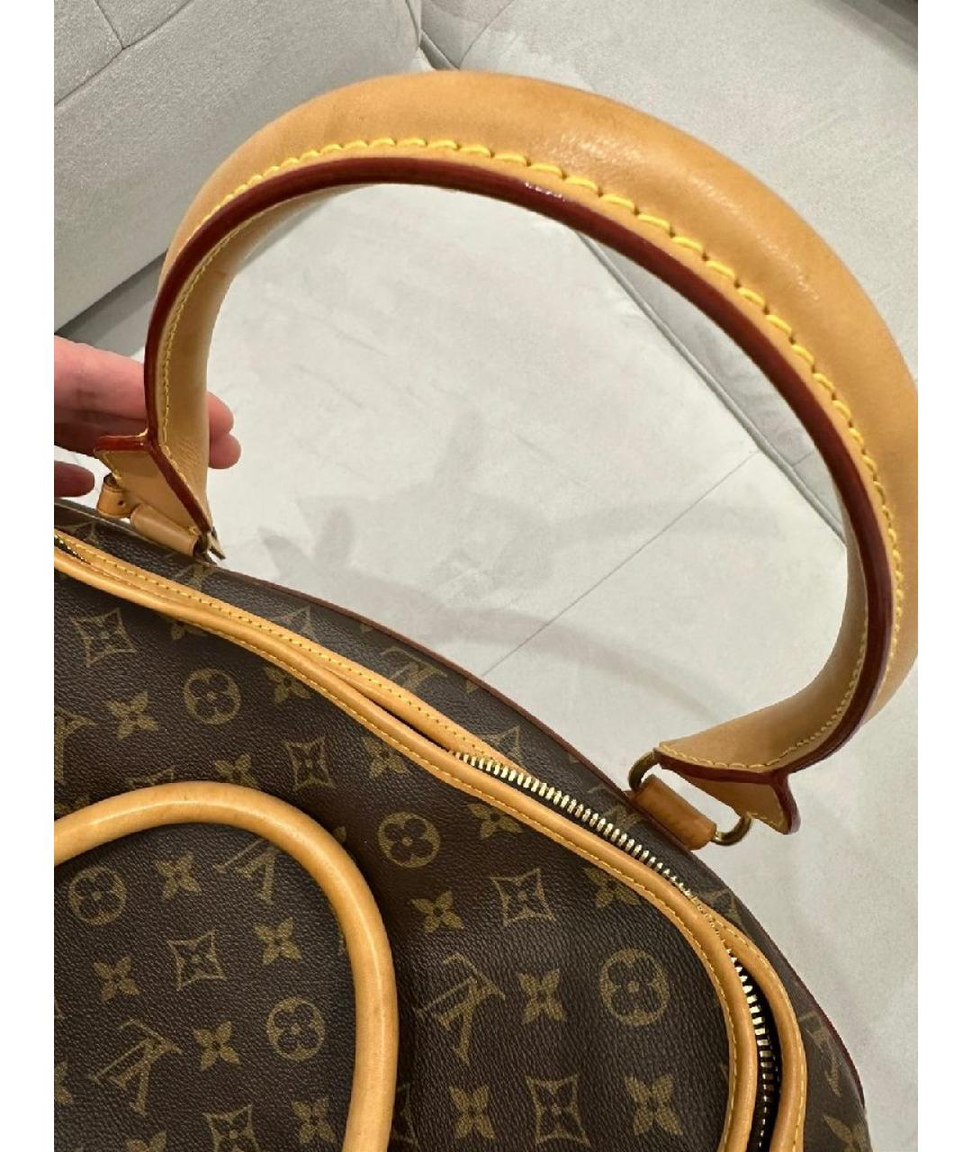 LOUIS VUITTON Коричневая дорожная/спортивная сумка, фото 7