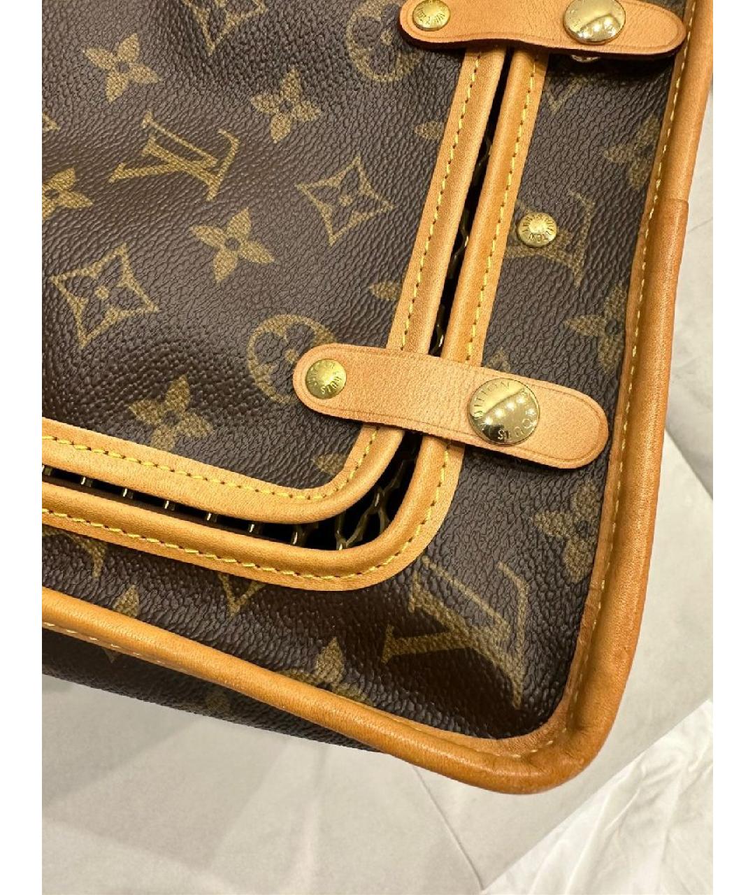 LOUIS VUITTON Коричневая дорожная/спортивная сумка, фото 4