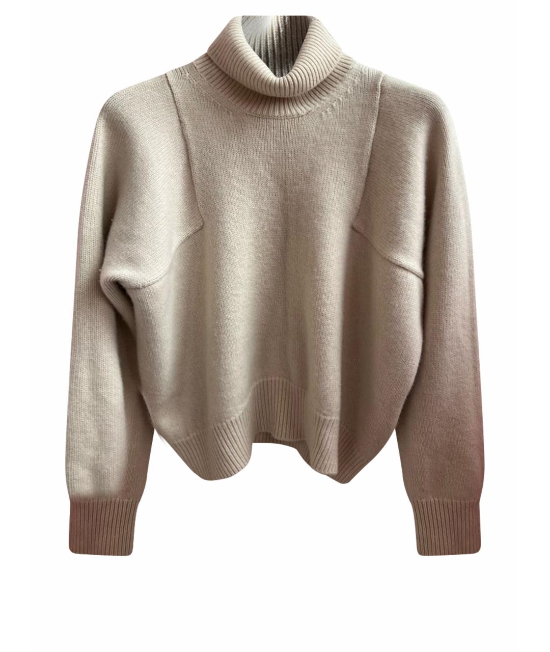 CELINE Бежевый кашемировый джемпер / свитер, фото 1