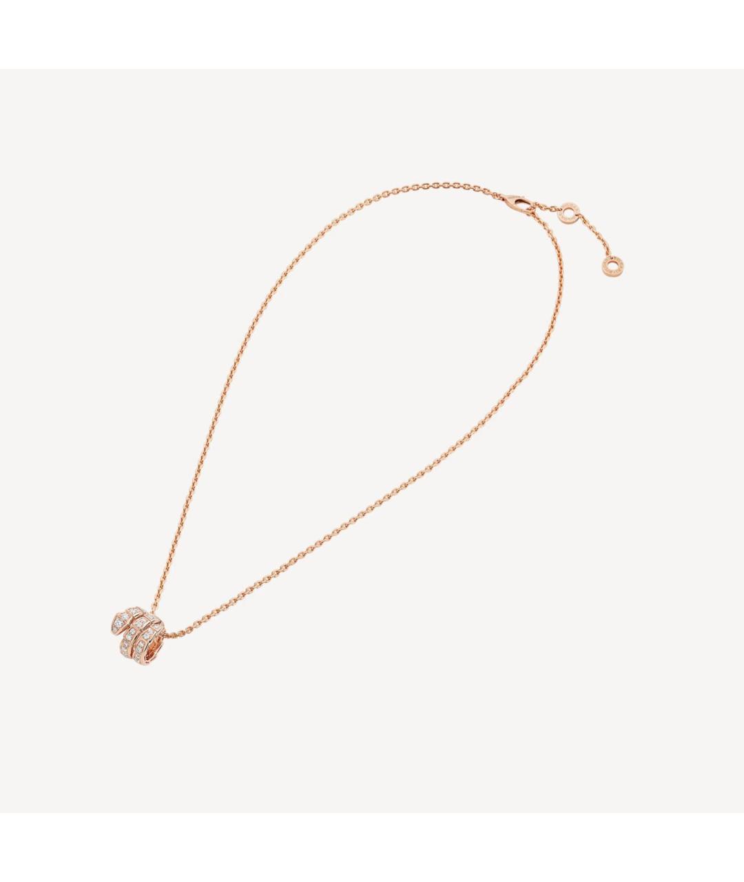 BVLGARI Розовая подвеска из розового золота, фото 2