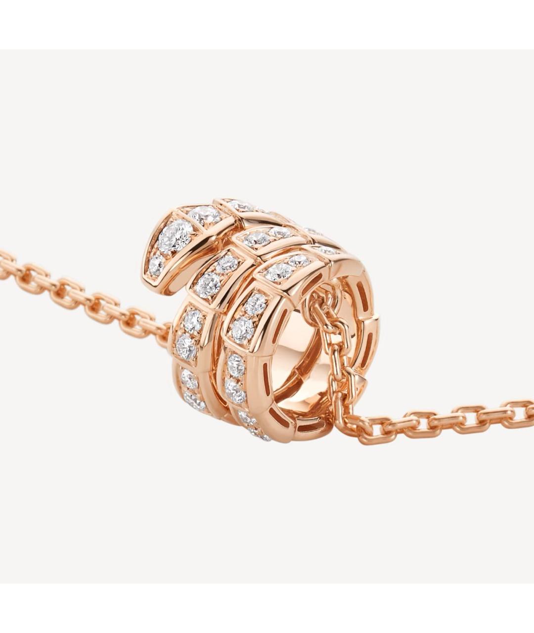 BVLGARI Розовая подвеска из розового золота, фото 3