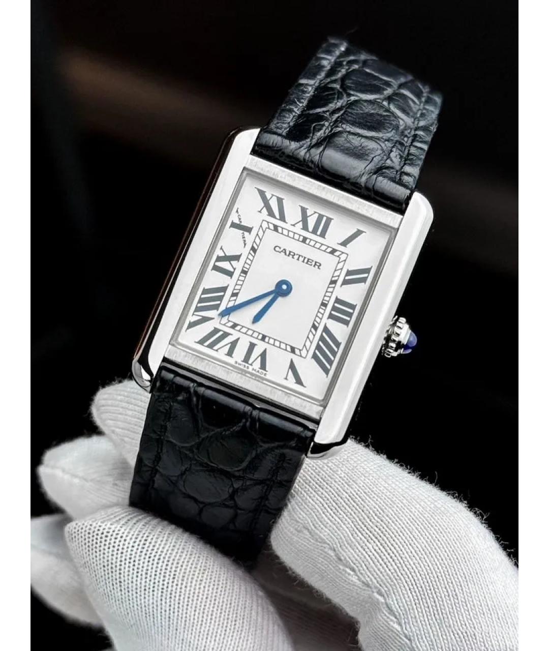 CARTIER Белые часы, фото 3