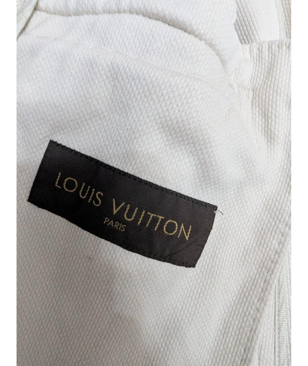 LOUIS VUITTON Бежевый хлопковый пиджак, фото 5