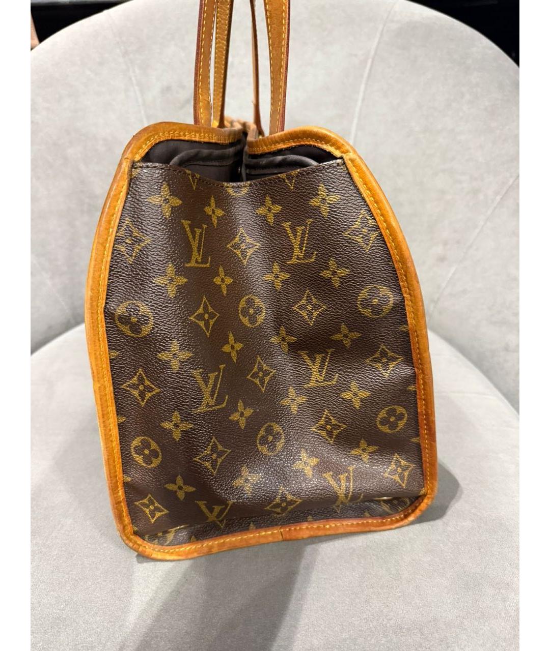 LOUIS VUITTON Коричневая сумка тоут, фото 4