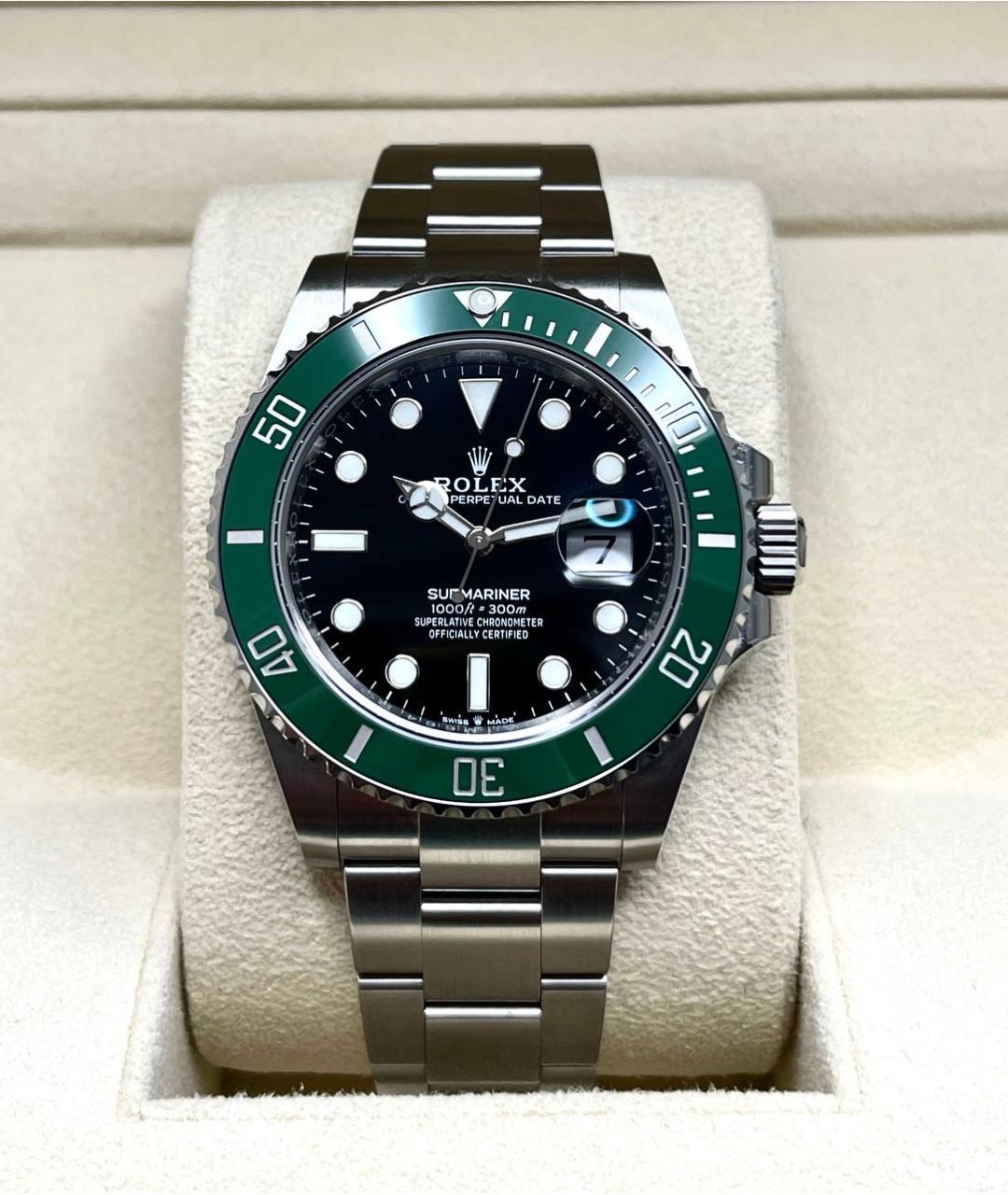 ROLEX Зеленые часы, фото 2