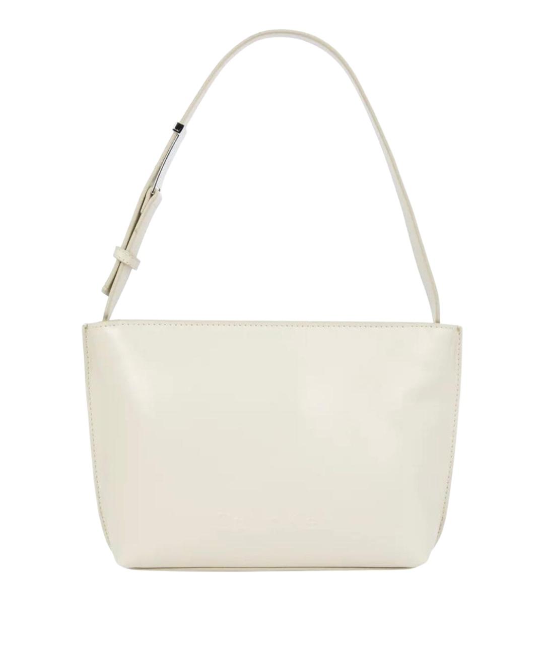 CALVIN KLEIN Бежевая сумка через плечо из искусственной кожи, фото 1