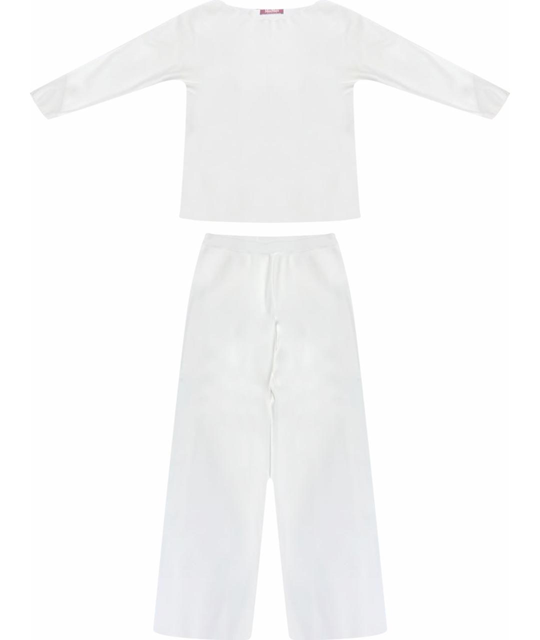 MAX MARA STUDIO Белый кашемировый джемпер / свитер, фото 1