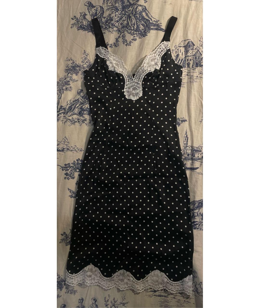 DOLCE&GABBANA Мульти шелковый сарафан, фото 5