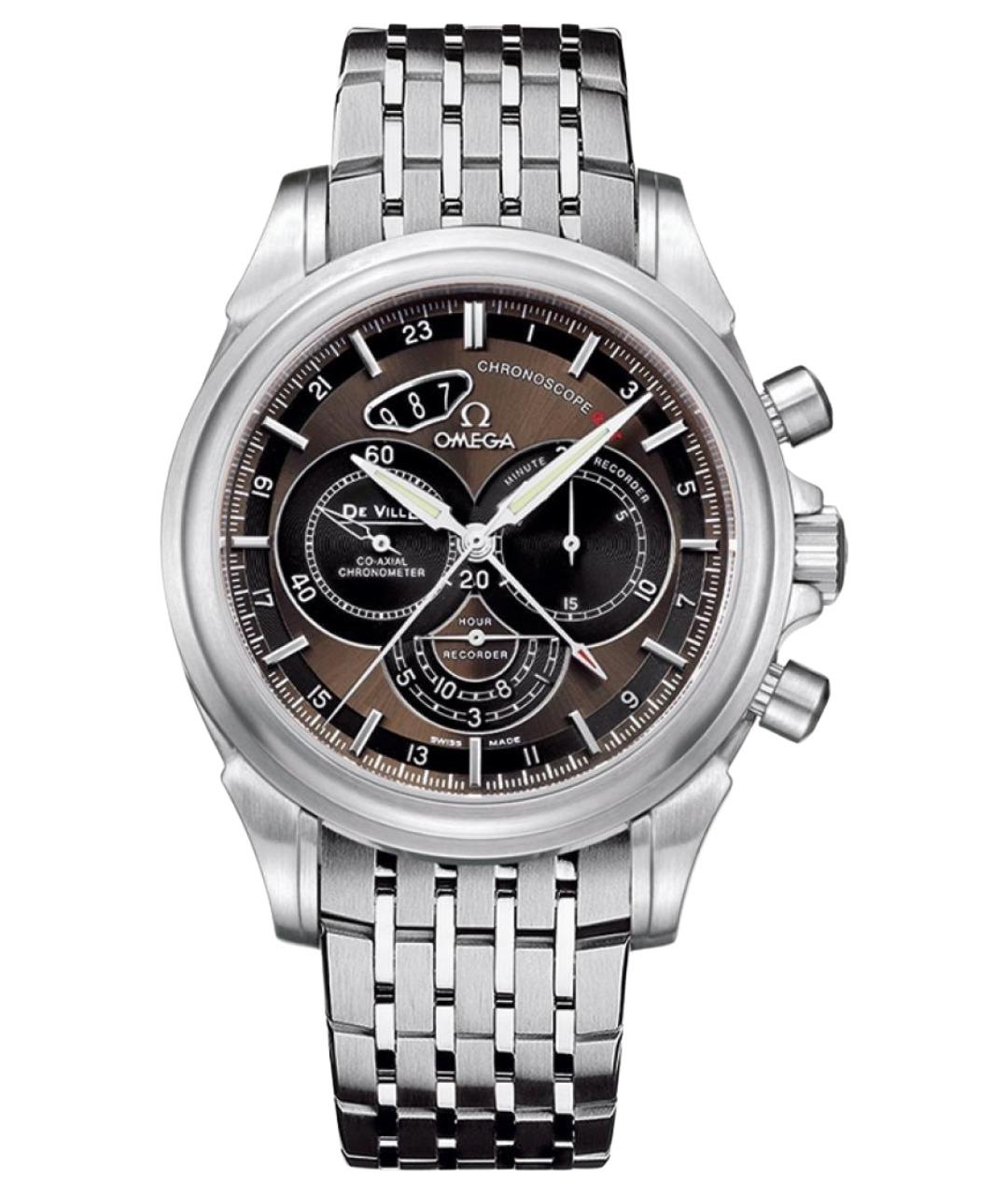 OMEGA Коричневые латунные часы, фото 1