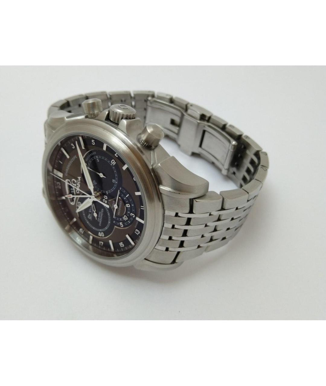 OMEGA Коричневые латунные часы, фото 3