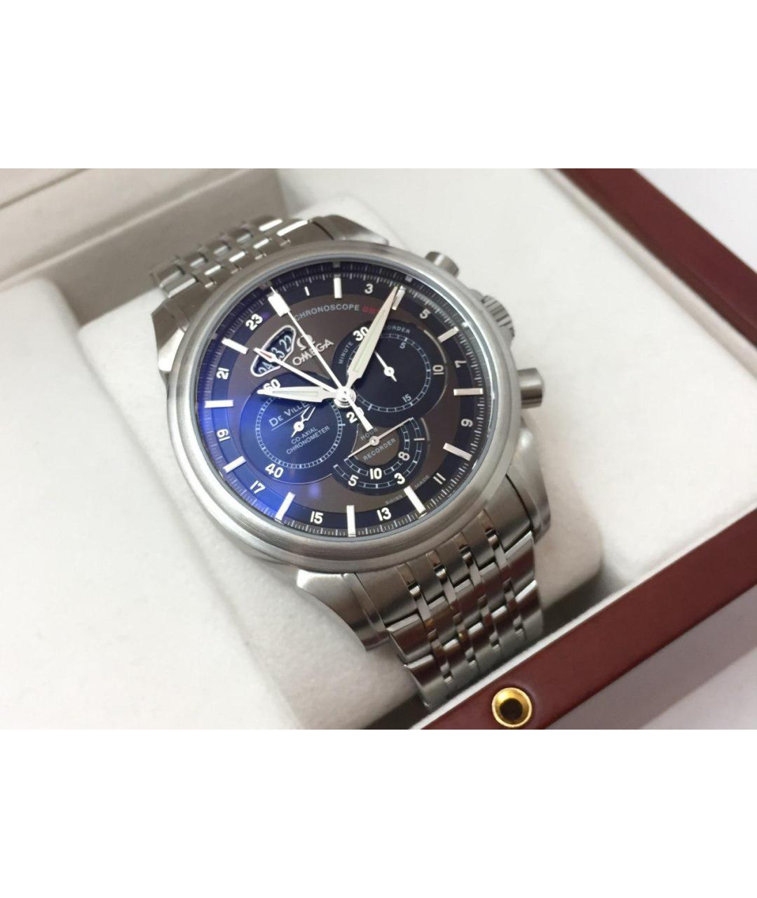 OMEGA Коричневые латунные часы, фото 2