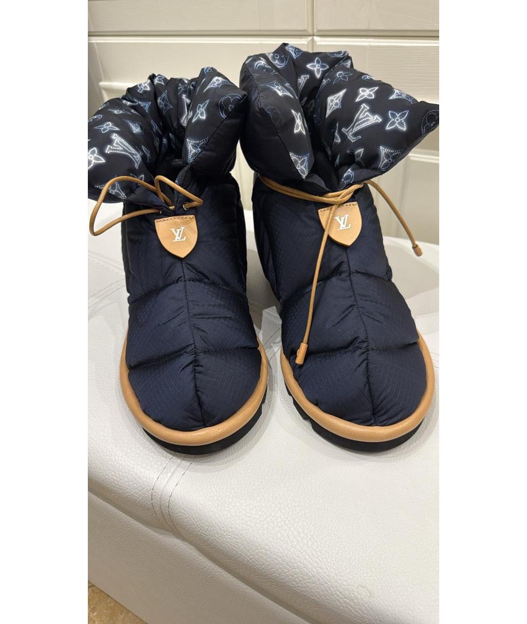 LOUIS VUITTON Темно-синие ботинки, фото 4