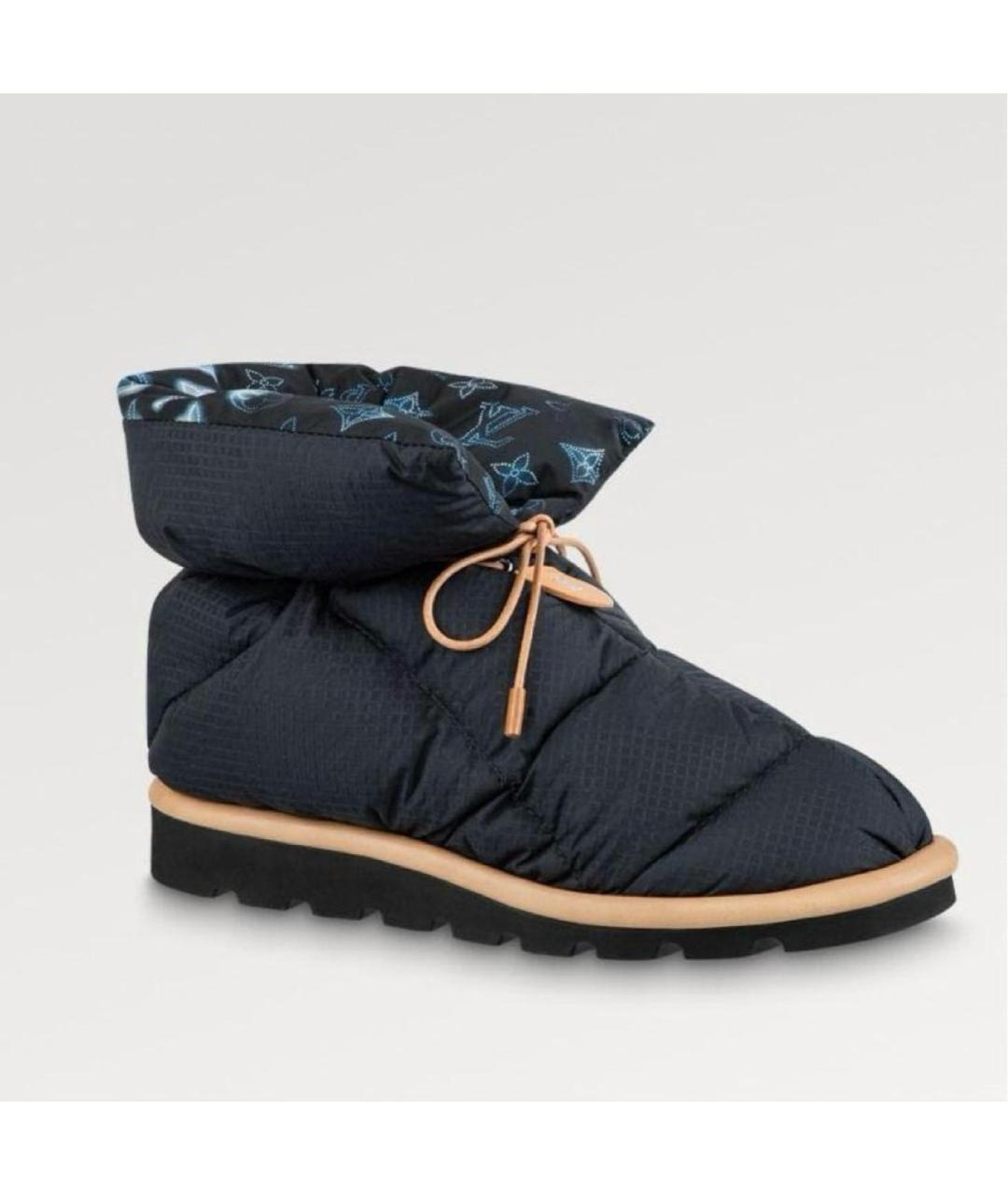 LOUIS VUITTON Темно-синие ботинки, фото 7