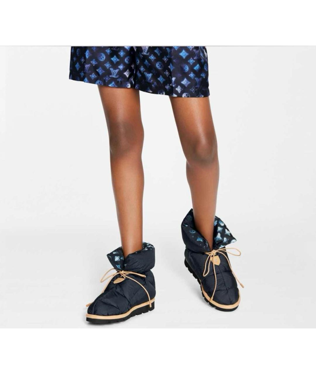 LOUIS VUITTON Темно-синие ботинки, фото 2