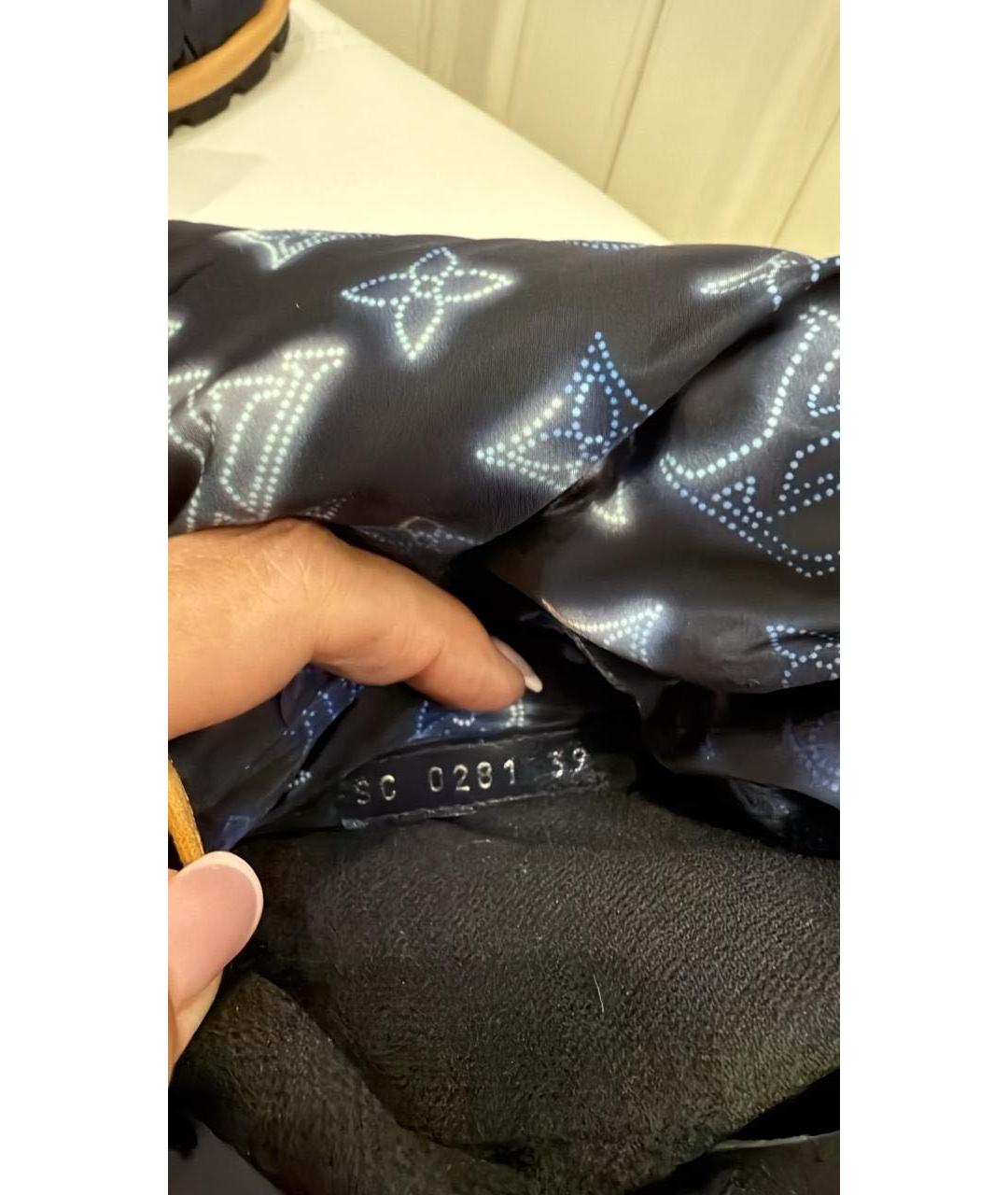 LOUIS VUITTON Темно-синие ботинки, фото 6