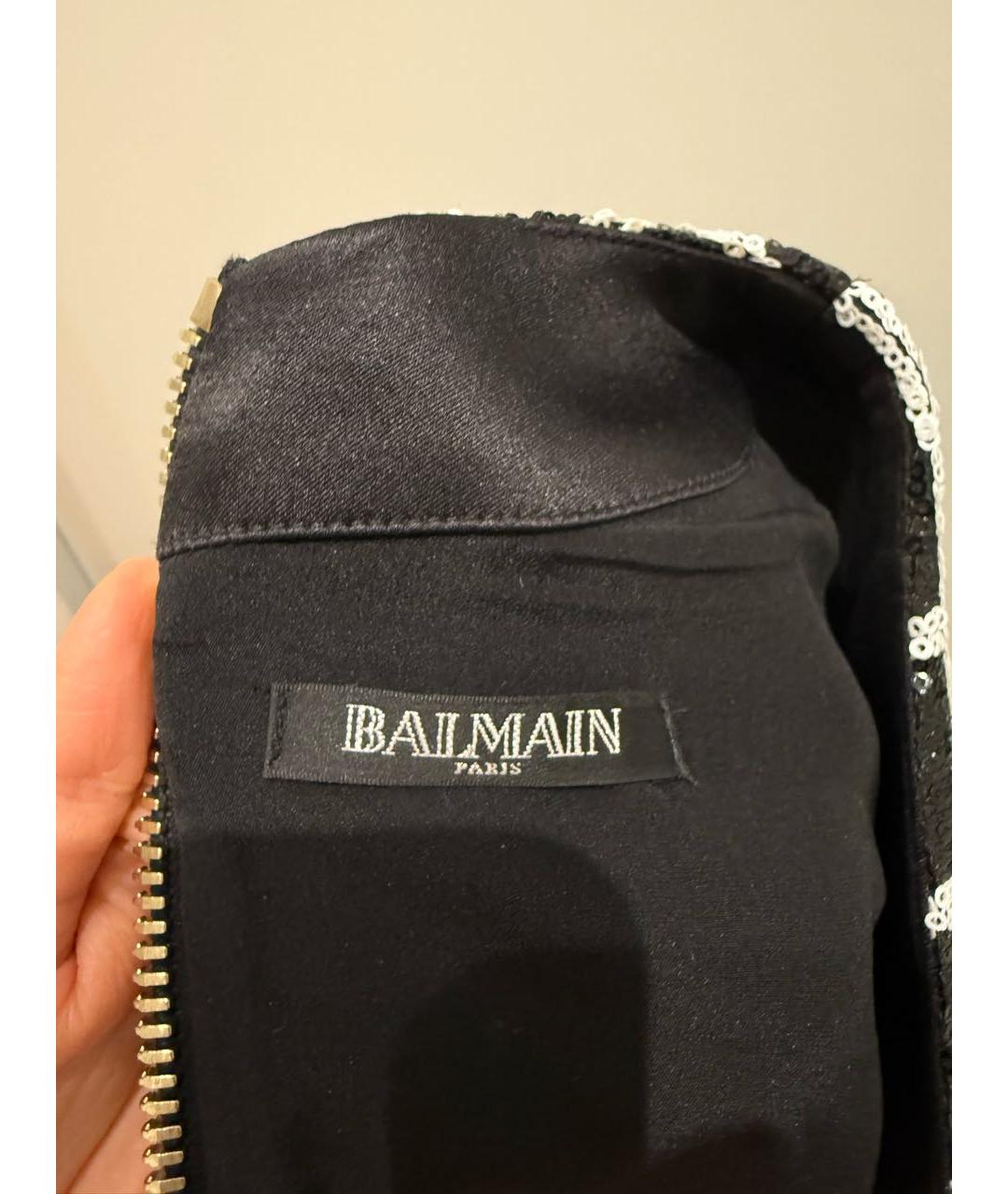 BALMAIN Черное вечернее платье, фото 6