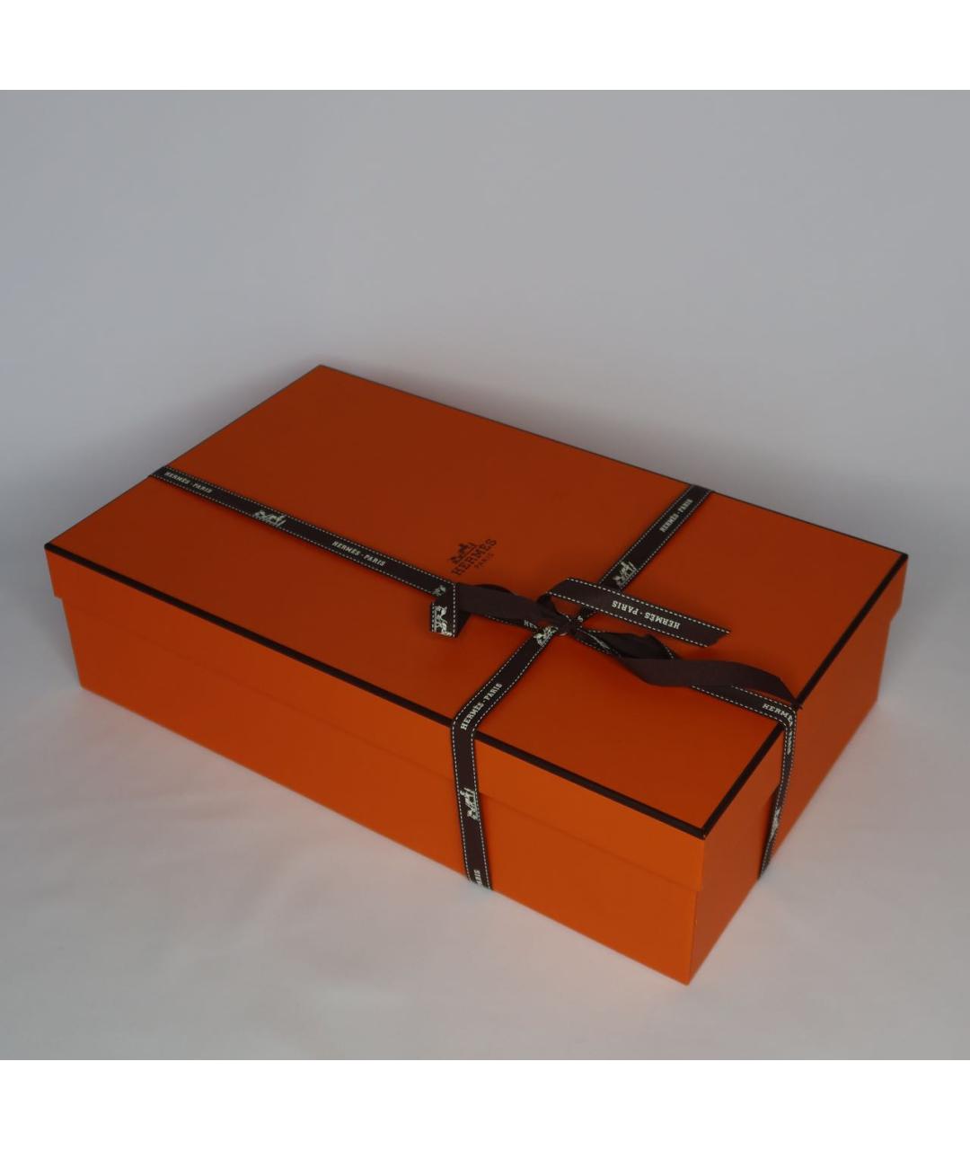 HERMES Золотая кожаная сумка через плечо, фото 7