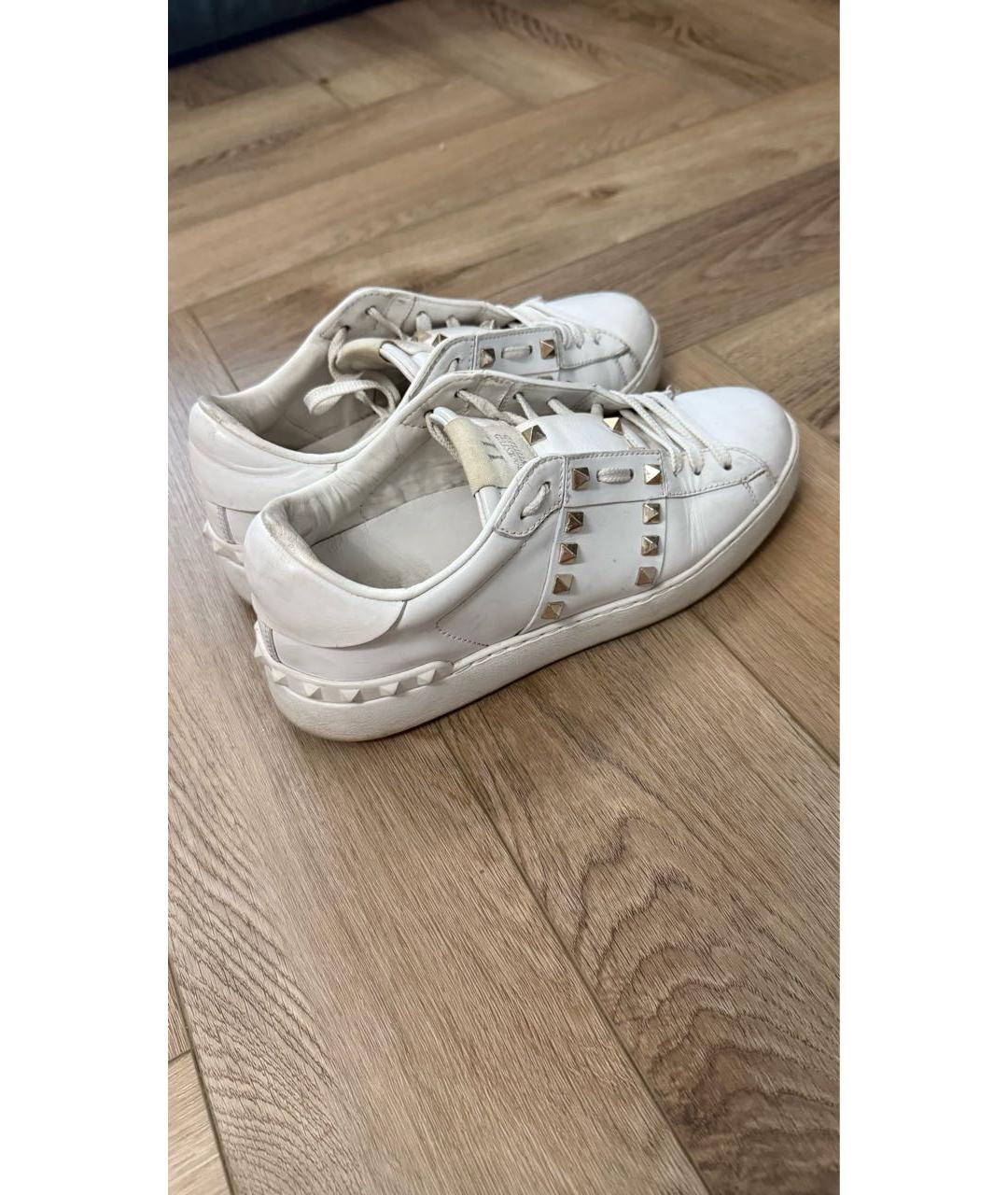 VALENTINO Белые кожаные кеды, фото 6