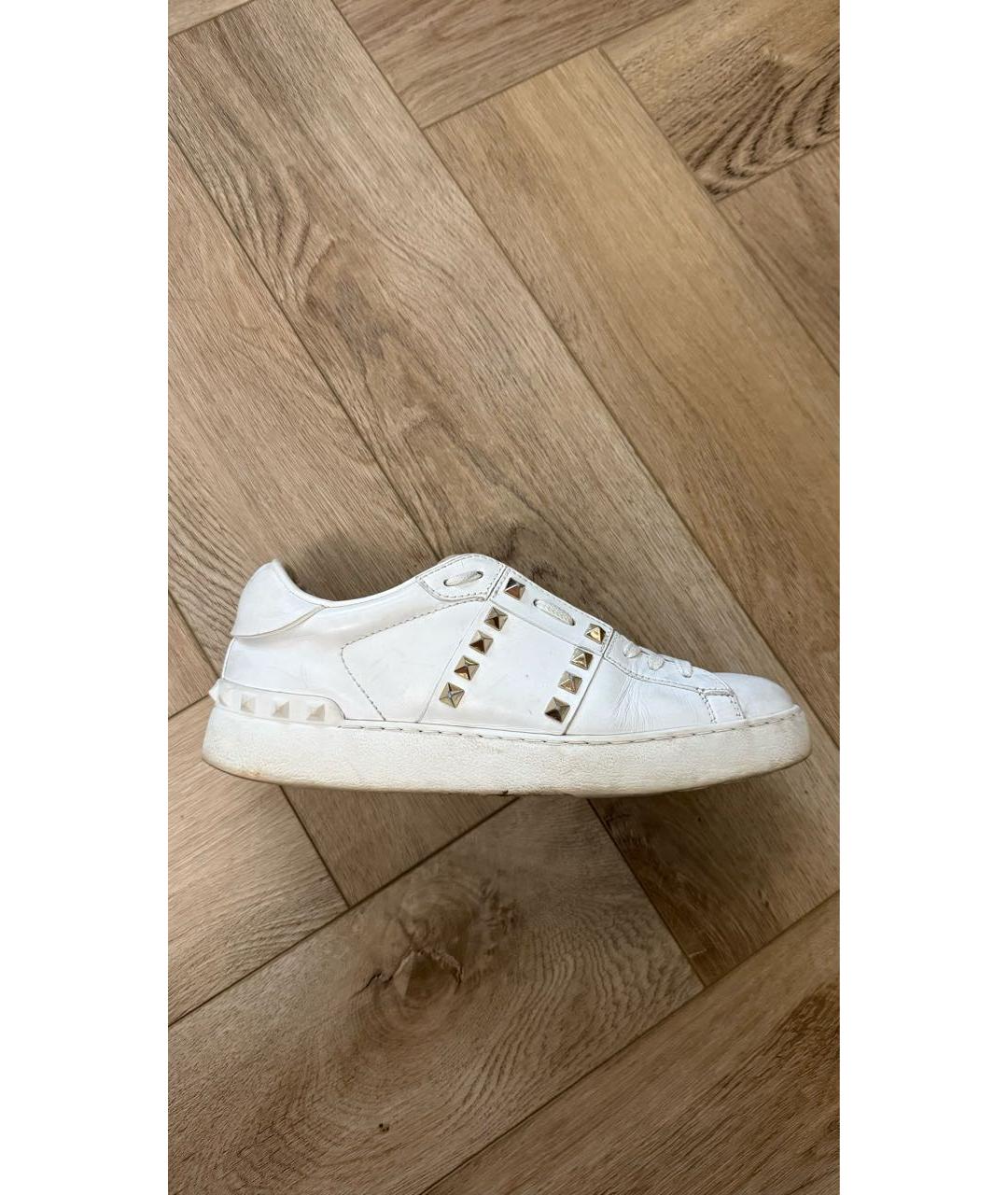VALENTINO Белые кожаные кеды, фото 8