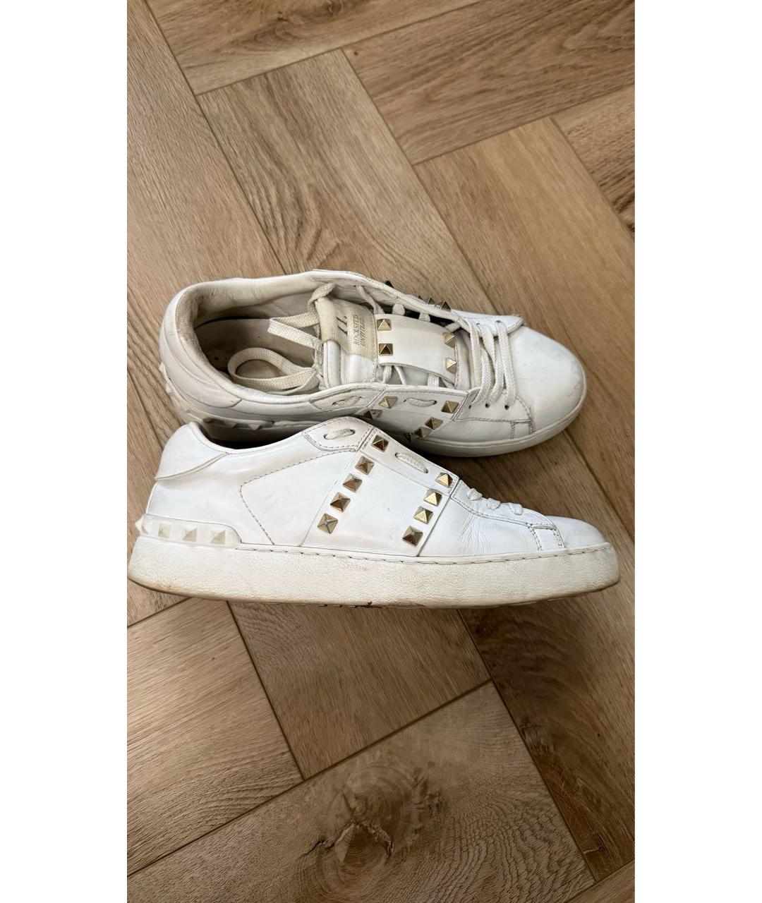 VALENTINO Белые кожаные кеды, фото 7