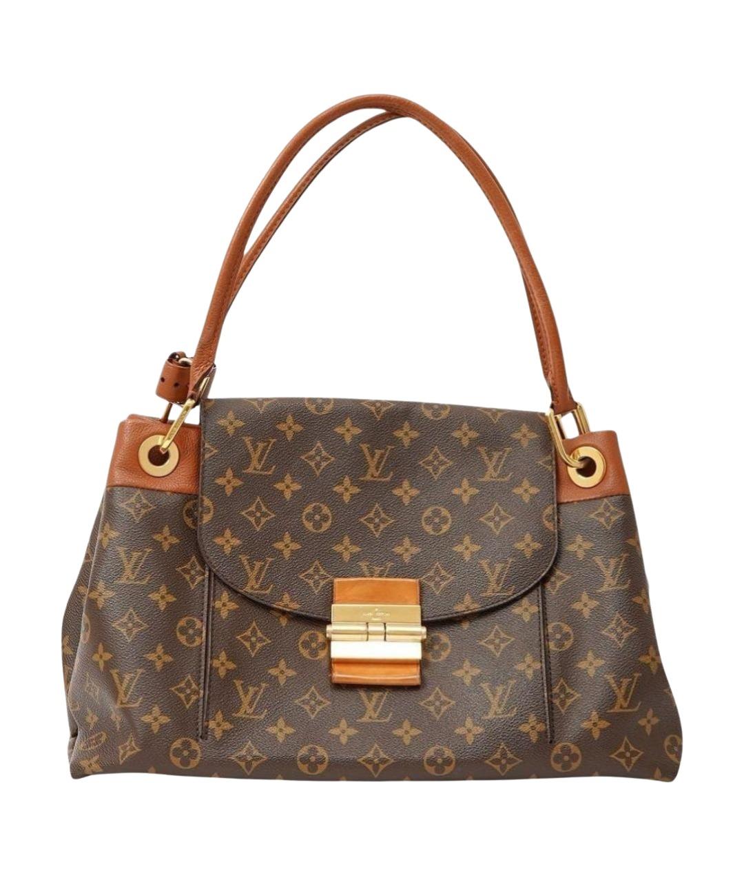 LOUIS VUITTON Коричневая кожаная сумка через плечо, фото 1