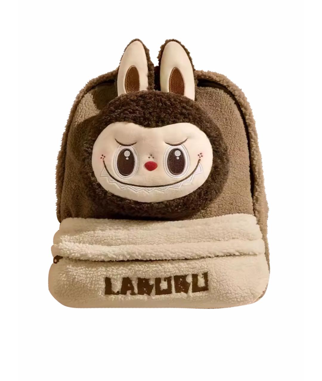 Labubu Коричневый тканевый рюкзак, фото 1